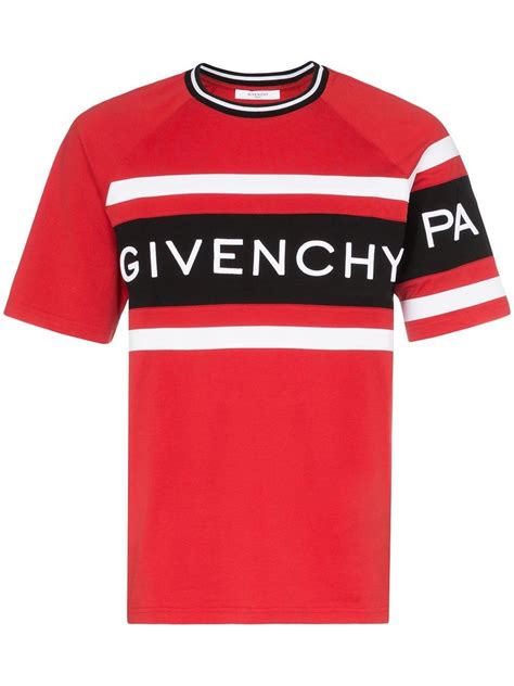 red givenchy shirt|black and white givenchy shirt.